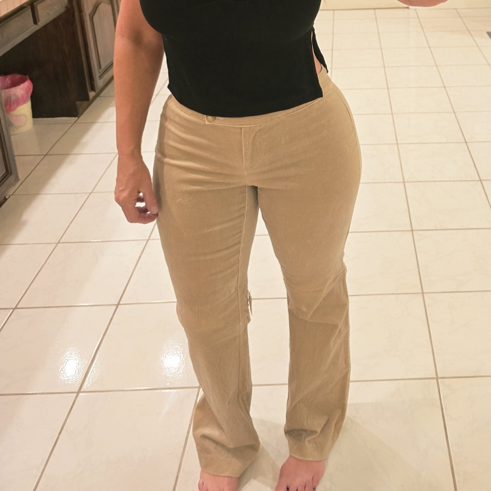 Women's Tan Pants - Picture 3 of 15